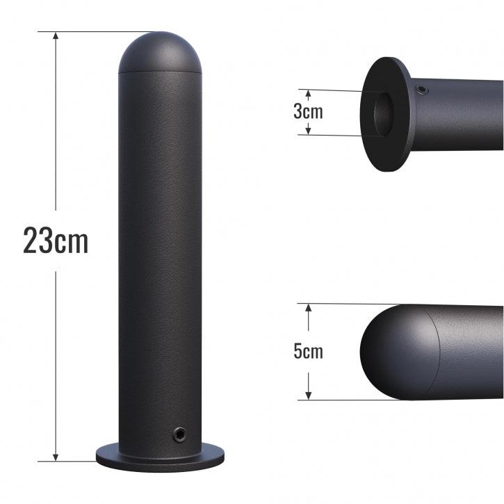 Adapter Schwarz 50mm für 30mm Hantelstange - Gorilla Sports Schweiz