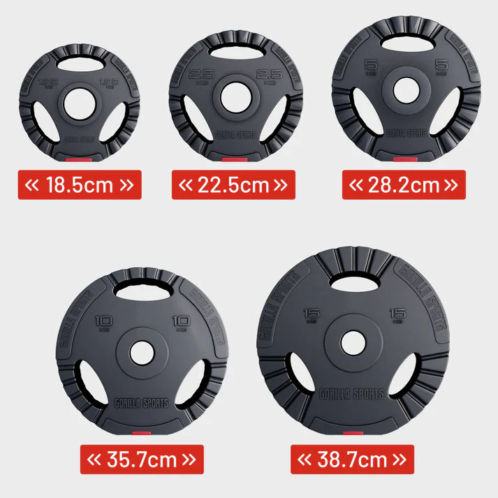 Hantelscheibe Kunststoff Gripper 50/51 mm 1.25-15 KG