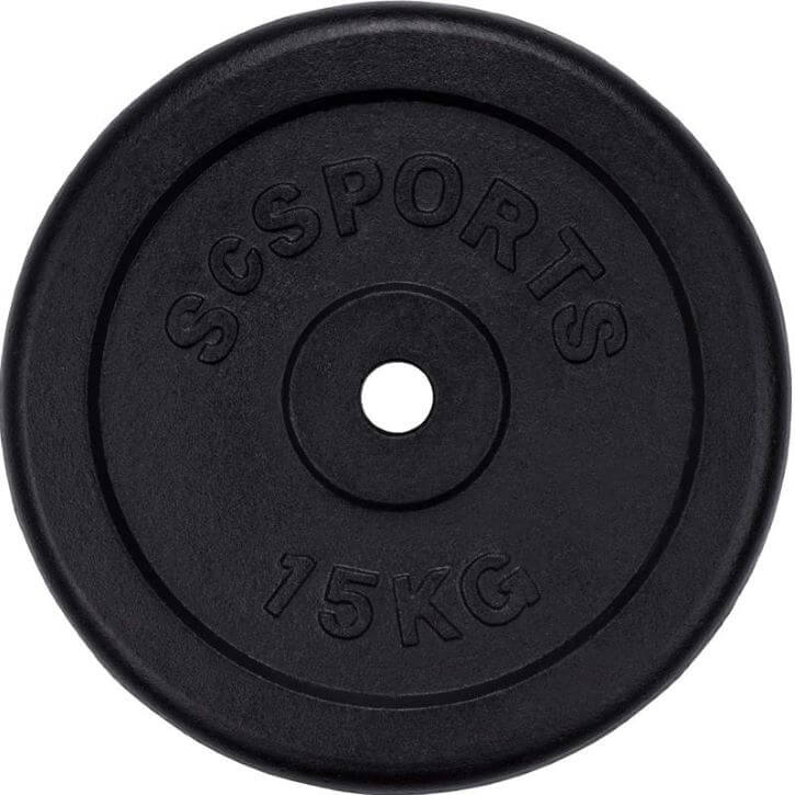 Hantelscheibenset Gusseisen 2x15 kg - Gorilla Sports Schweiz