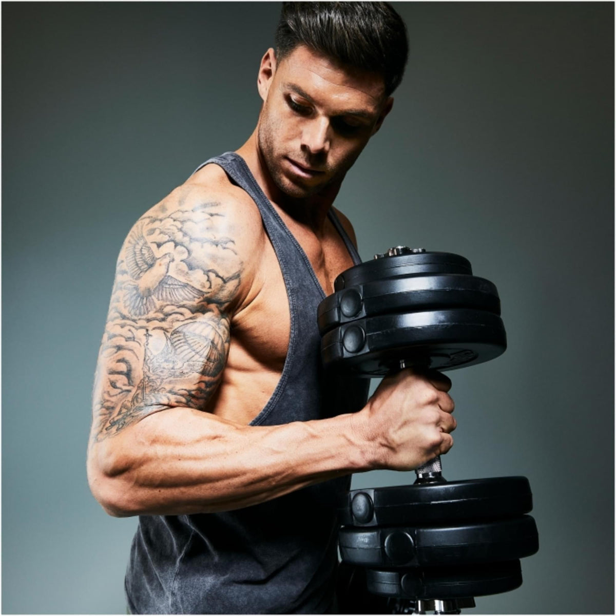 Kurzhantelset Kunststoff 30 kg - Gorilla Sports Schweiz