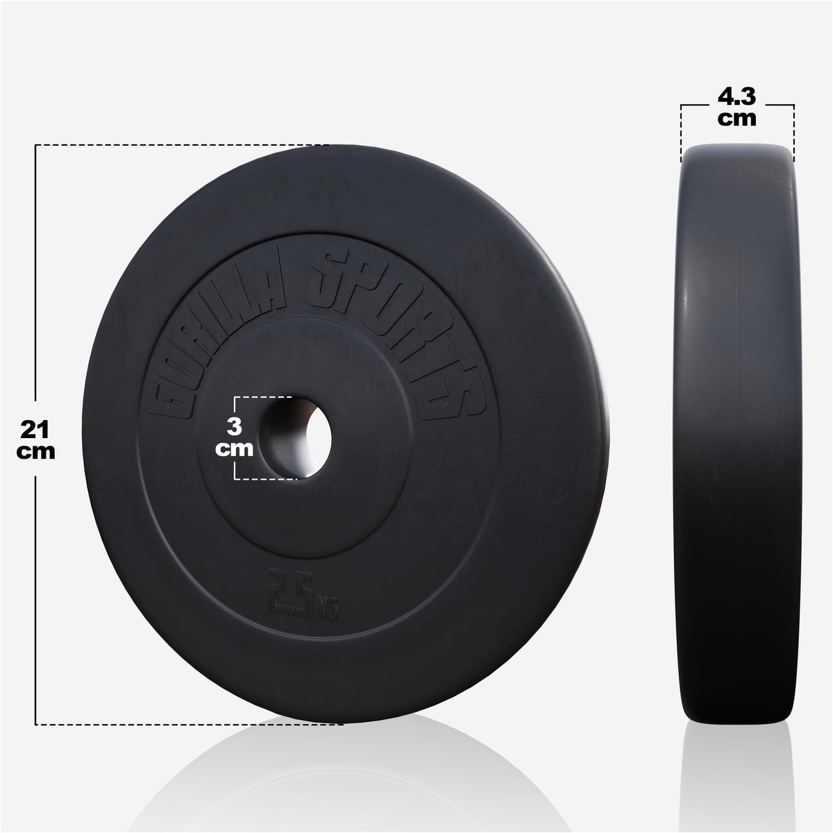 Komplettset Kunststoff 100 kg - Gorilla Sports Schweiz