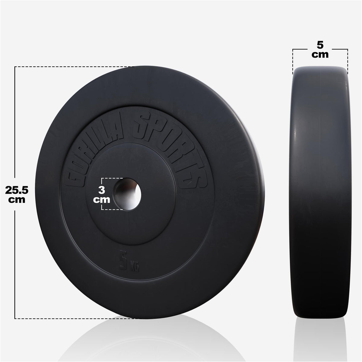 Komplettset Kunststoff 100 kg - Gorilla Sports Schweiz