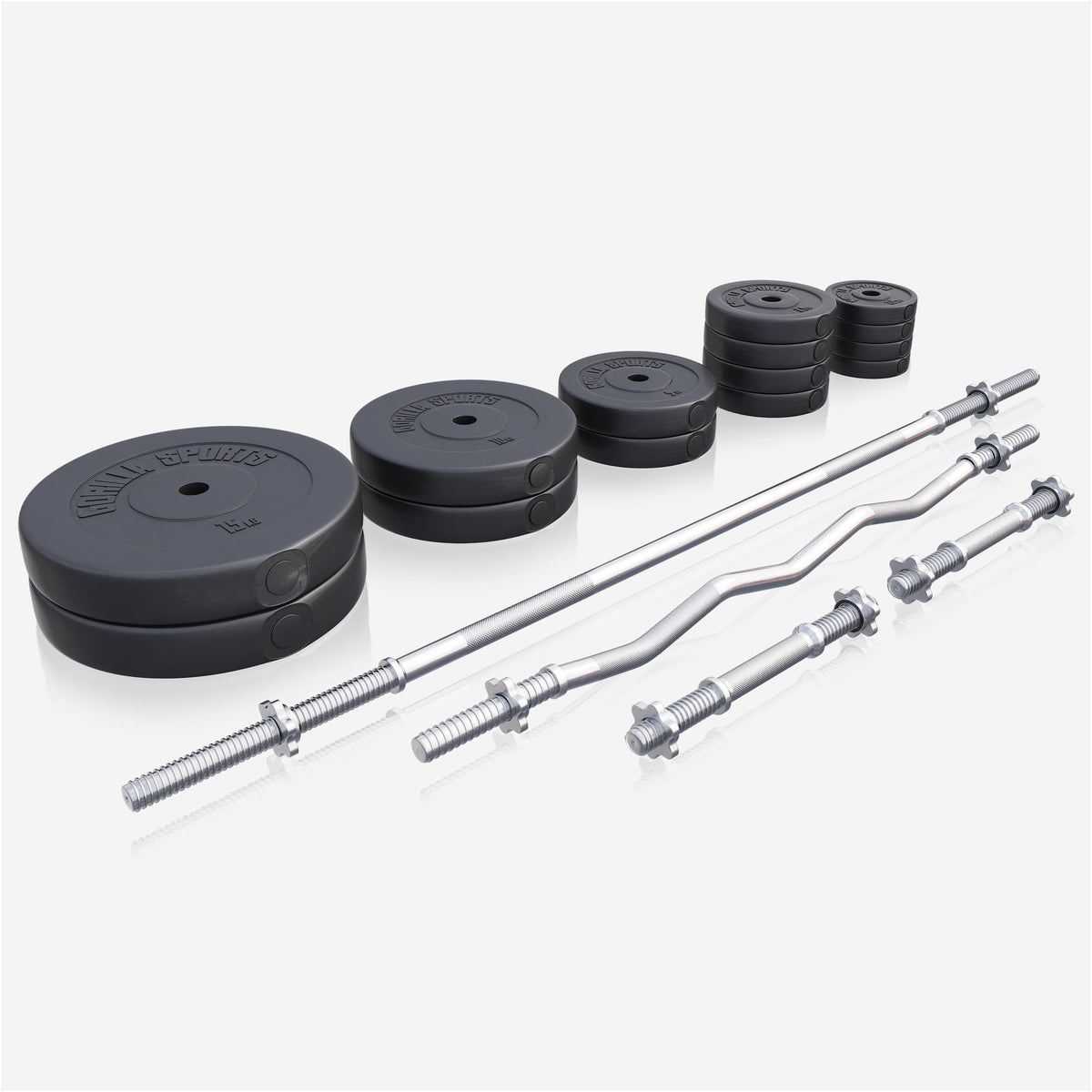 Komplettset Kunststoff 100 kg - Gorilla Sports Schweiz