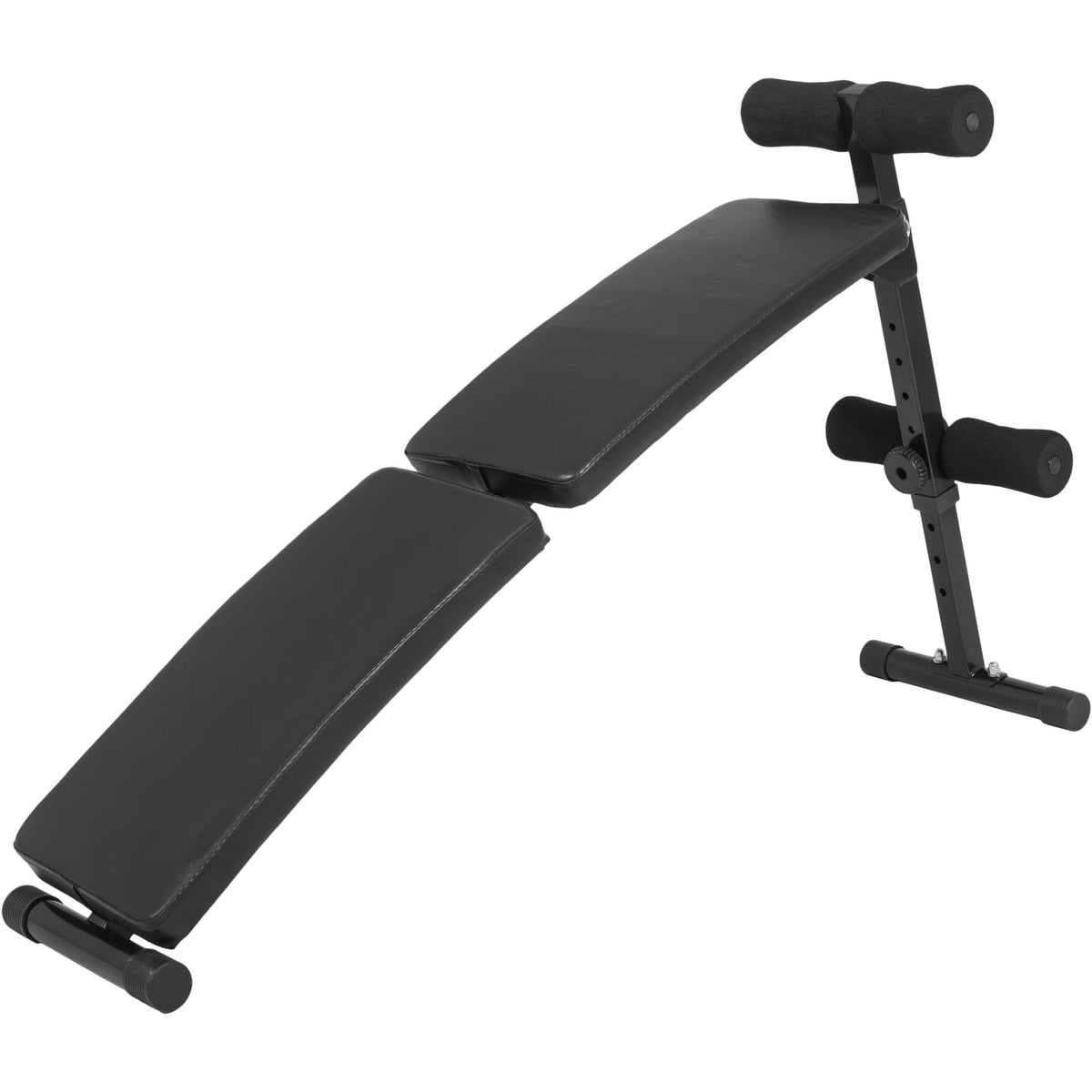 Sit Up Bank klappbar Schwarz - Gorilla Sports Schweiz
