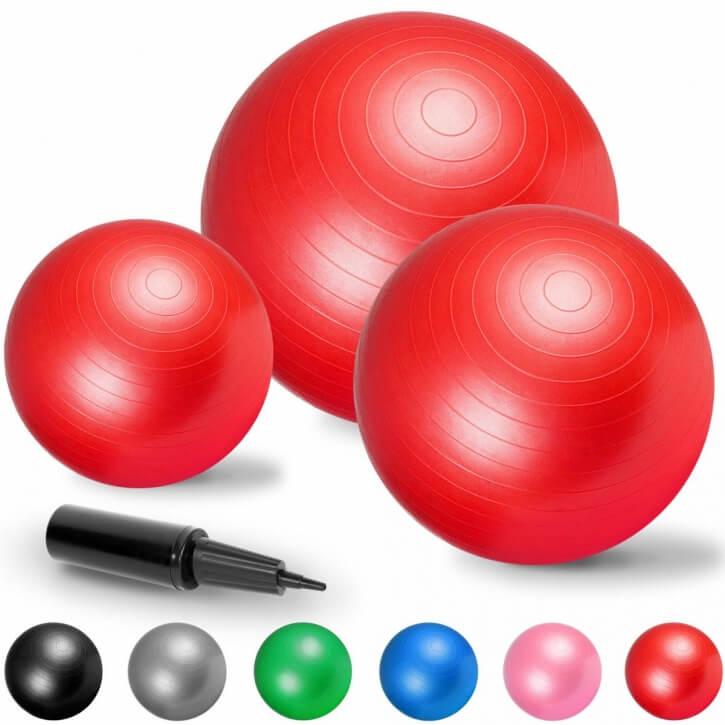 Gymnastikball Fitness Sitzball ⌀75 cm - Gorilla Sports Schweiz