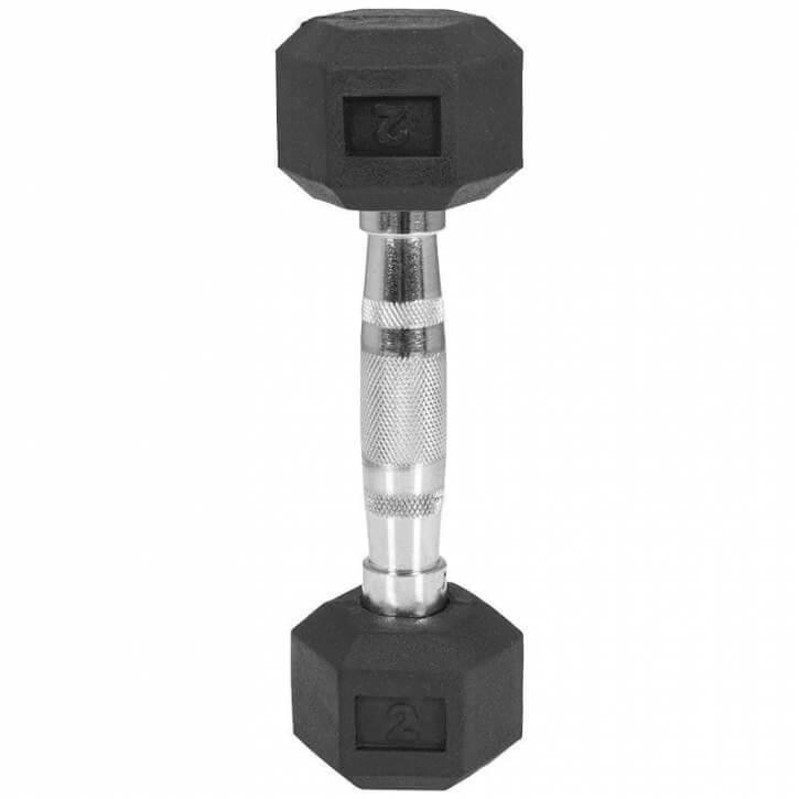 Hexagon Gummi Studio Hantel 2-50 KG - Gorilla Sports Schweiz