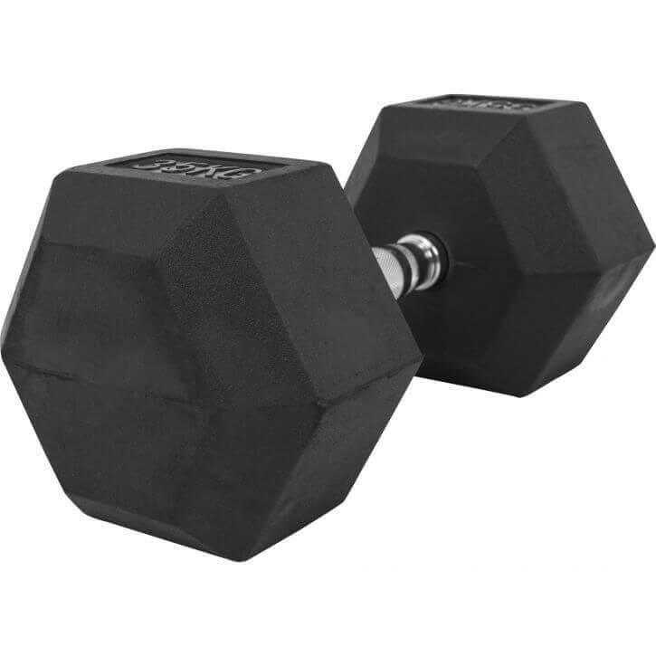 Hexagon Gummi Studio Hantel 2-50 KG - Gorilla Sports Schweiz