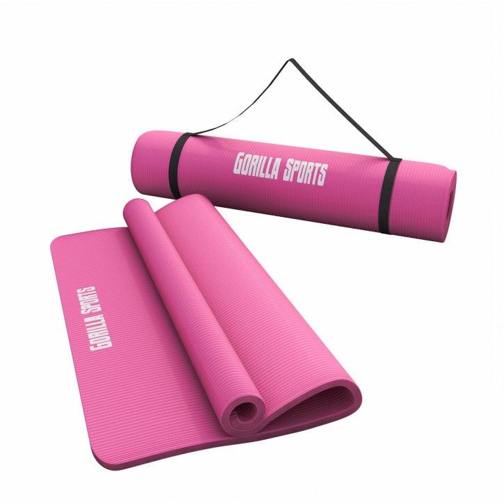 Yogamatte in verschiedenen Farben 190x100x1.5 cm - Gorilla Sports Schweiz