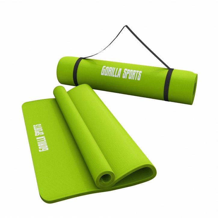 Yogamatte in verschiedenen Farben 190x100x1.5 cm - Gorilla Sports Schweiz