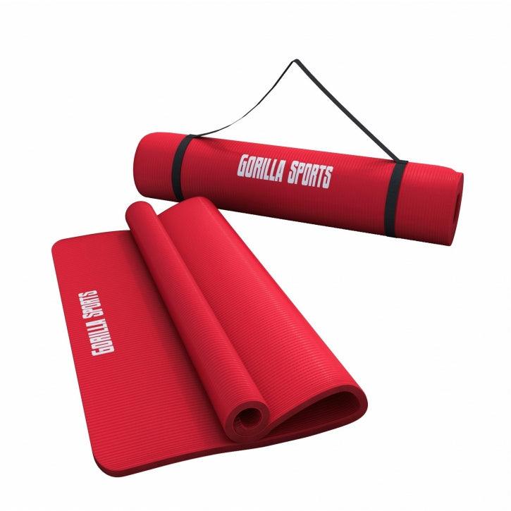 Yogamatte in verschiedenen Farben 190x100x1.5 cm - Gorilla Sports Schweiz