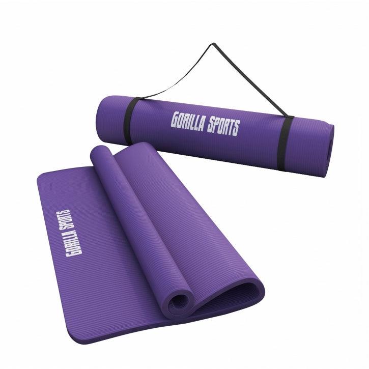 Yogamatte in verschiedenen Farben 190x100x1.5 cm - Gorilla Sports Schweiz