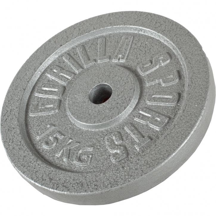 Hantelscheibe Guss Silber 0.5-30 KG - Gorilla Sports Schweiz