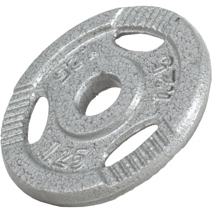 Hantelscheibe Guss Gripper 0.5-20 KG Silber - Gorilla Sports Schweiz