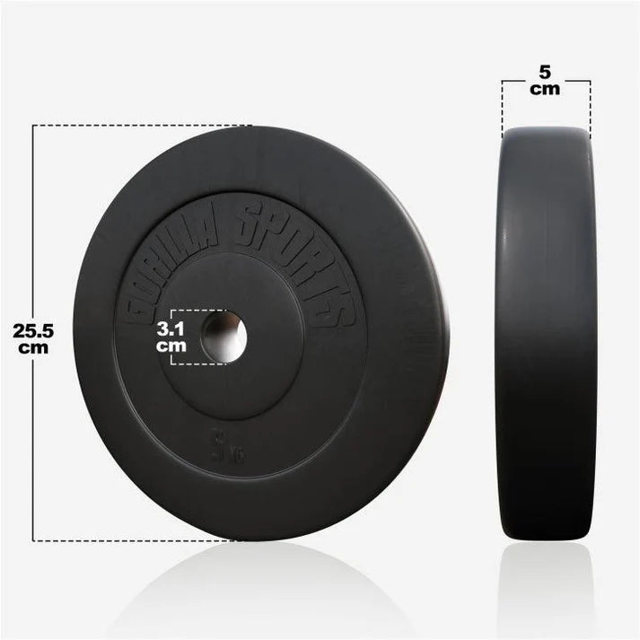 Hantelscheiben Kunststoff 1.25-15 KG
