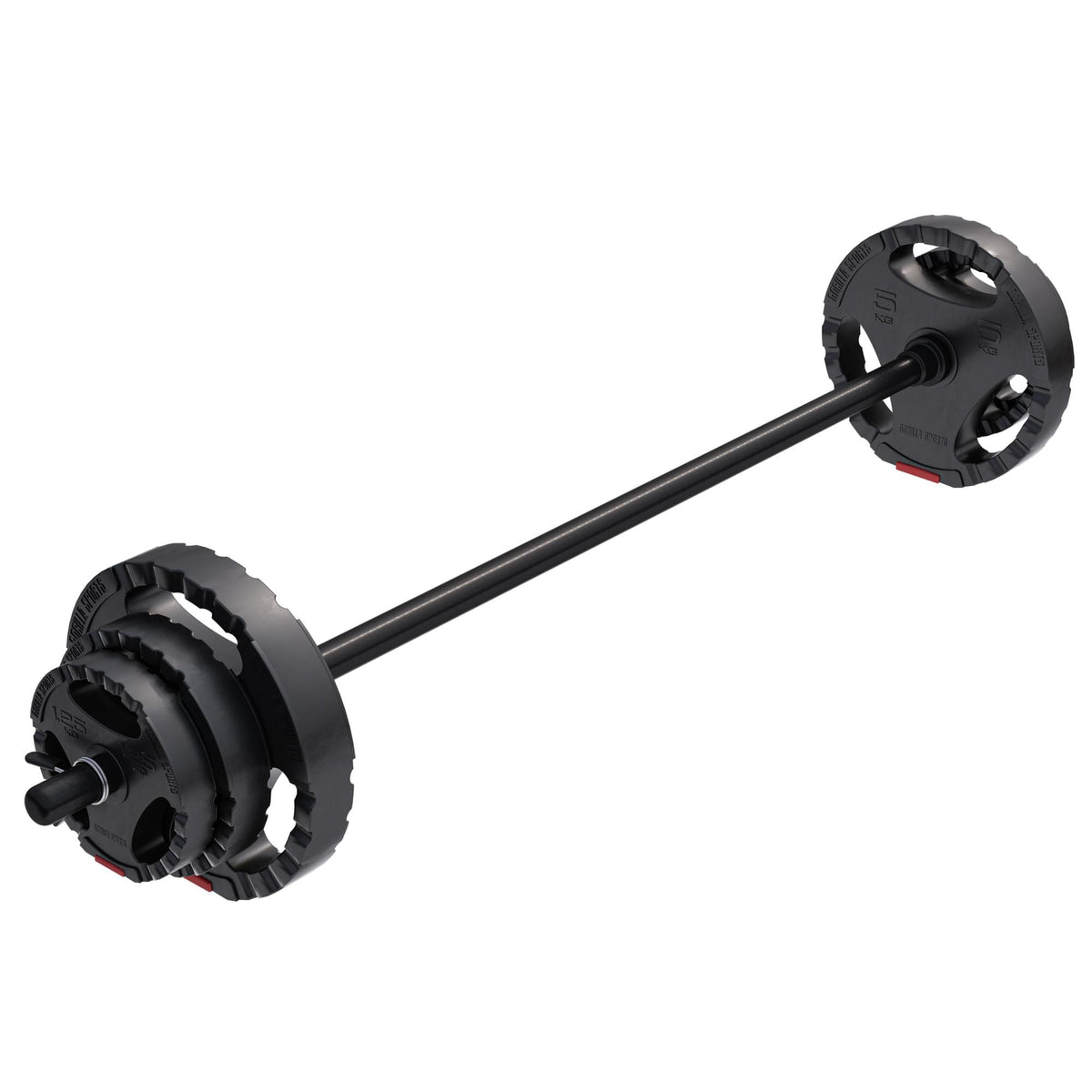 Langhantelset Aerobic Kunststoff Gripper 20 kg - Gorilla Sports Schweiz