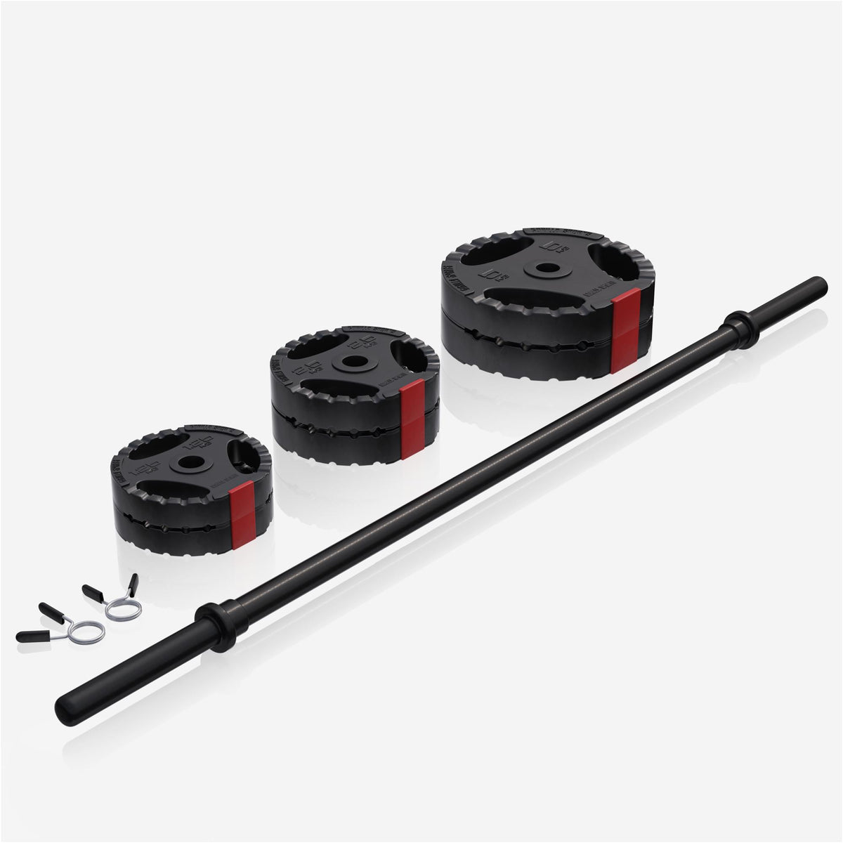 Langhantelset Aerobic Kunststoff Gripper 20 kg - Gorilla Sports Schweiz