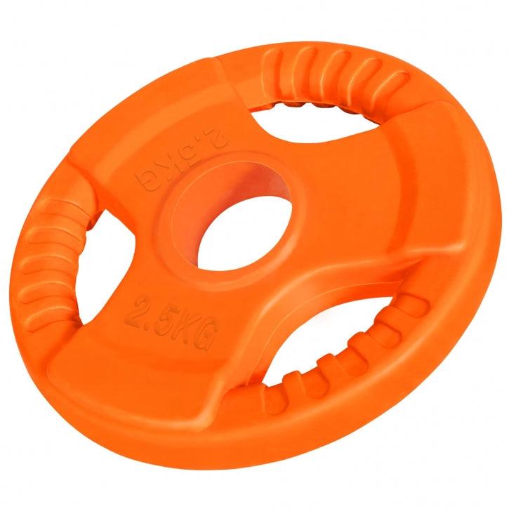 Hantelscheibe 50/51mm Olympia Gummi Gripper 1.25-30 KG - Gorilla Sports Schweiz