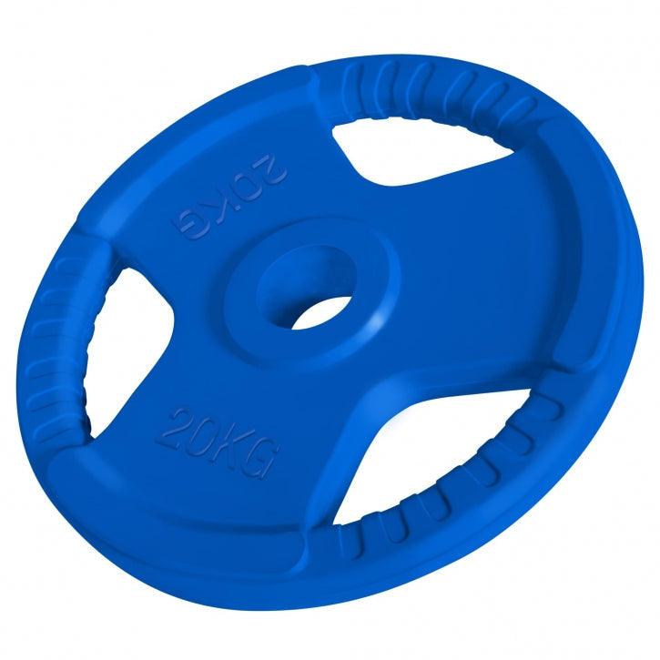 Hantelscheibe 50/51mm Olympia Gummi Gripper 1.25-30 KG - Gorilla Sports Schweiz