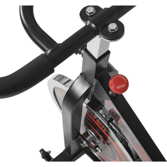 Indoor Cycling mit Tretlager Schwarz/Rot