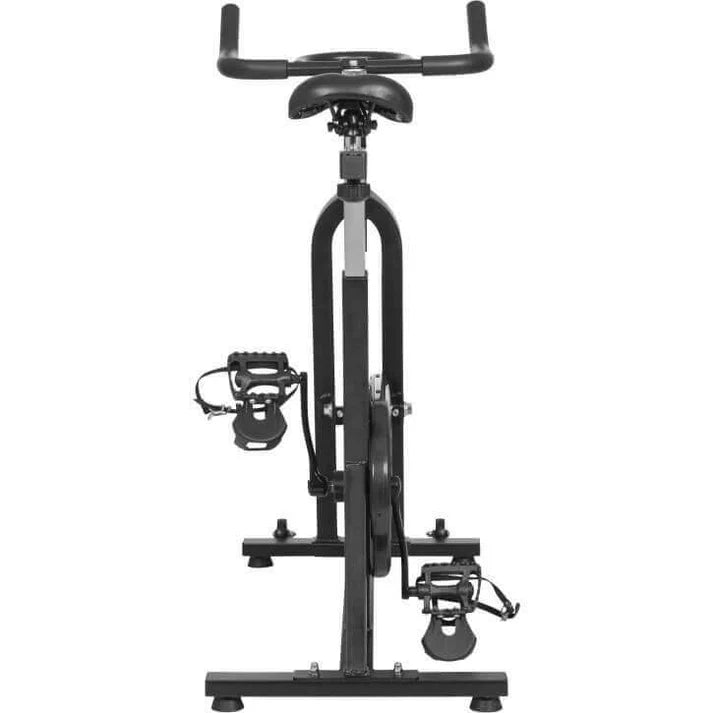 Indoor Cycling mit Tretlager Schwarz/Rot