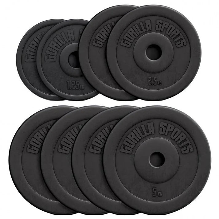 Hantelscheiben Kunststoff 1.25-15 KG