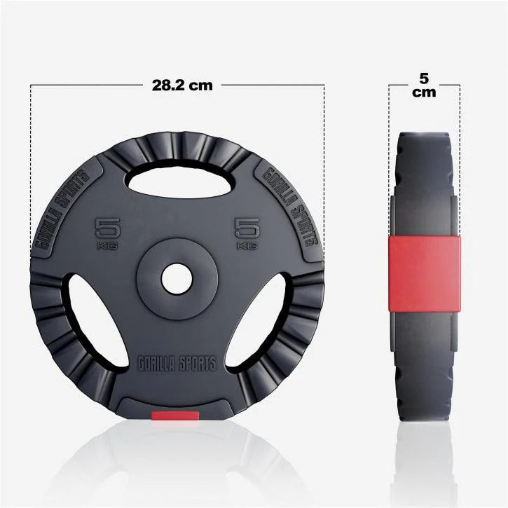 Gripper Kunststoff Hantelscheiben 1.25 - 15 KG