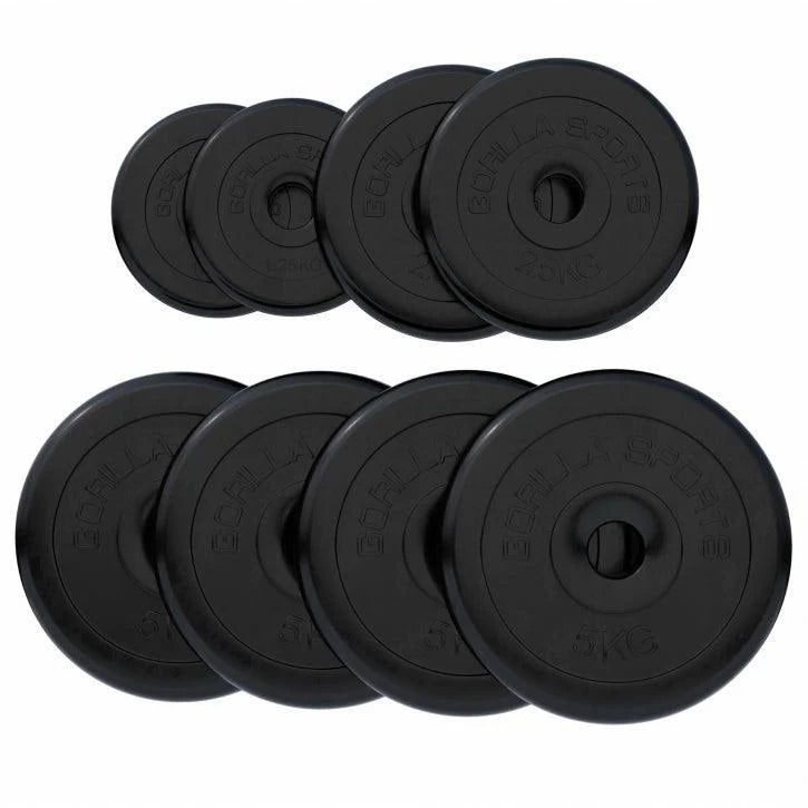 Hantelscheibenset Gummi 30/31 mm