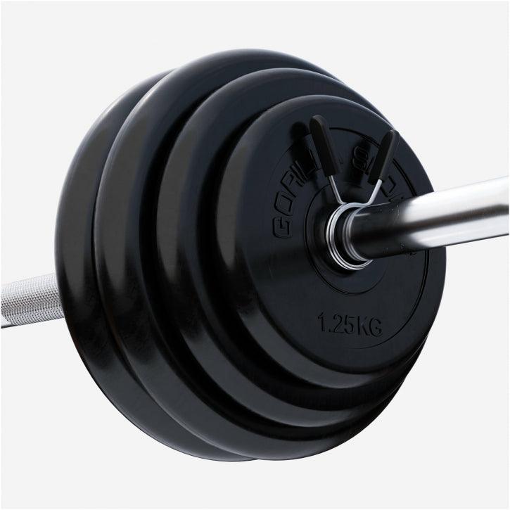 Hantelscheibenset Gummi 30 kg - 2 x 15 kg - Gorilla Sports Schweiz
