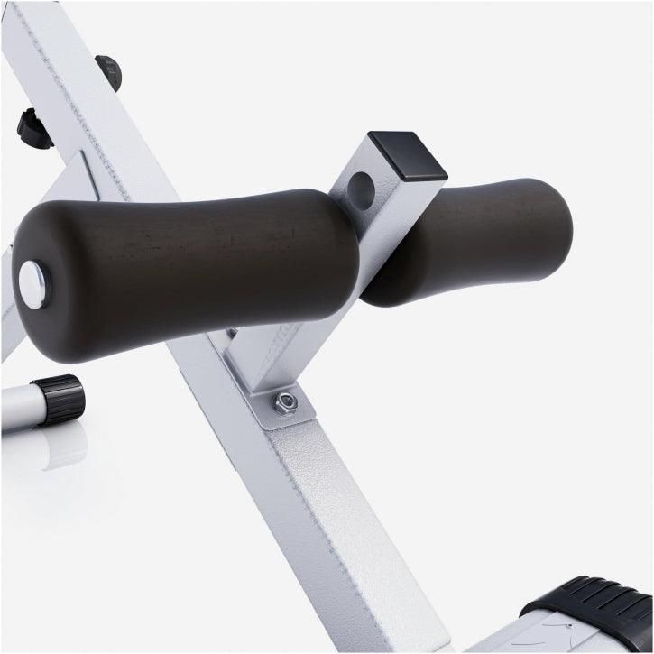 Bauch- / Rückentrainer klappbar weiss/schwarz - Gorilla Sports Schweiz