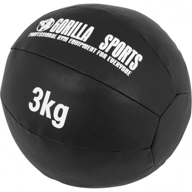 Kunstleder Medizinball 1-10 KG - Gorilla Sports - Gorilla Sports Schweiz