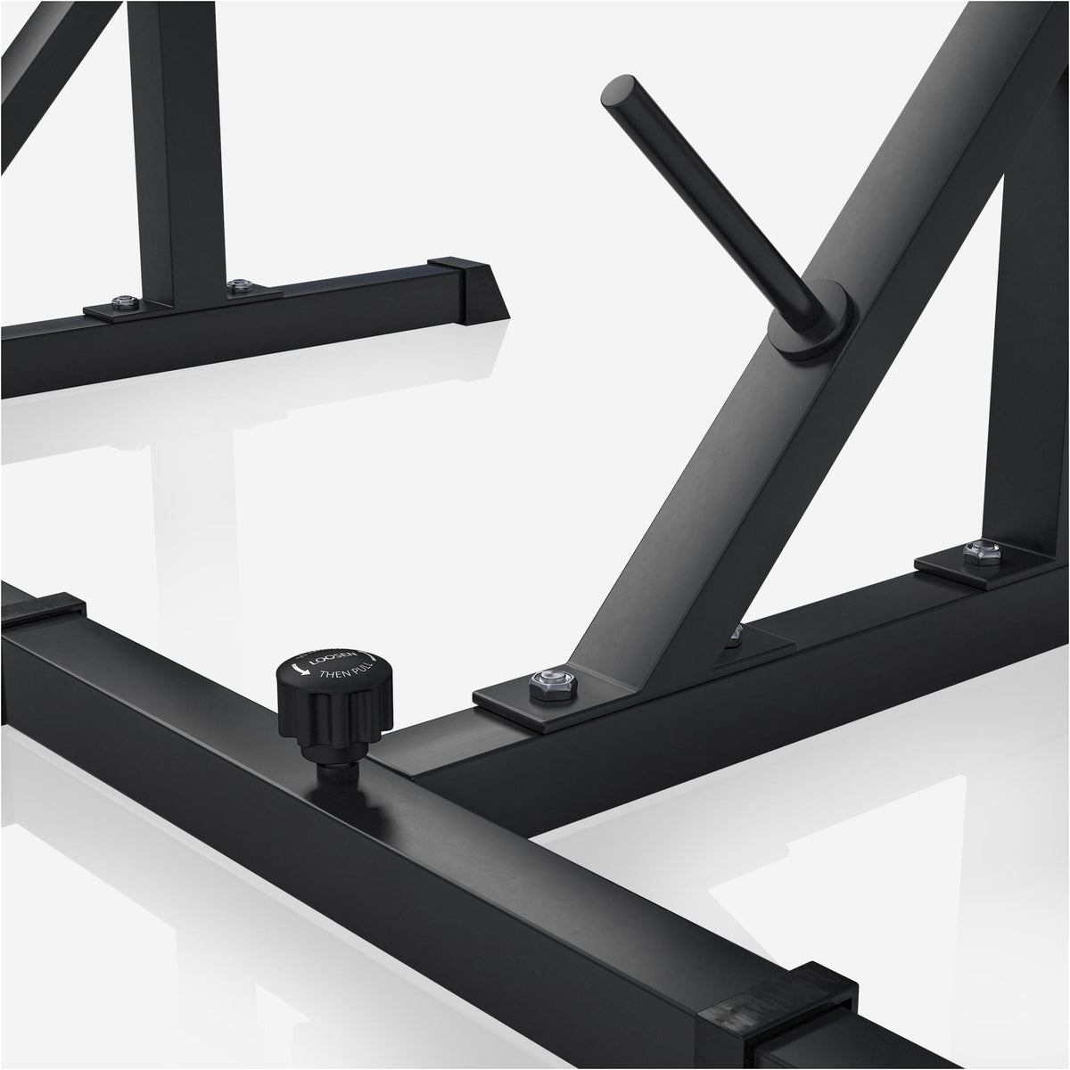 Squat Rack Schwarz - Gorilla Sports Schweiz