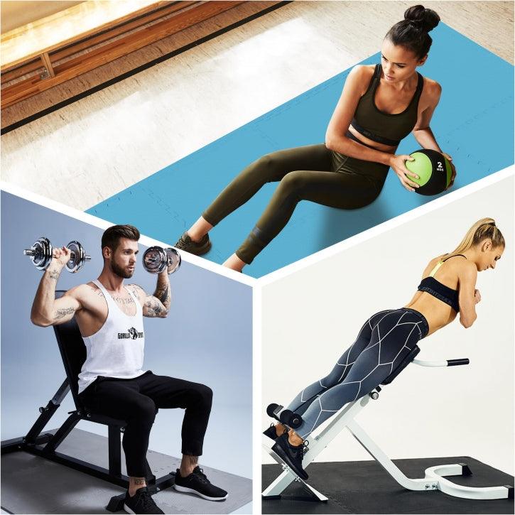 8 Endstücke für Schutzmatten - Gorilla Sports Schweiz