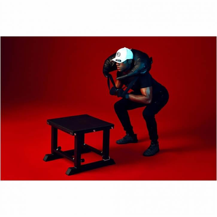 Fitness Bulgarian Bag schwarz 5-22.5 KG - Gorilla Sports Schweiz