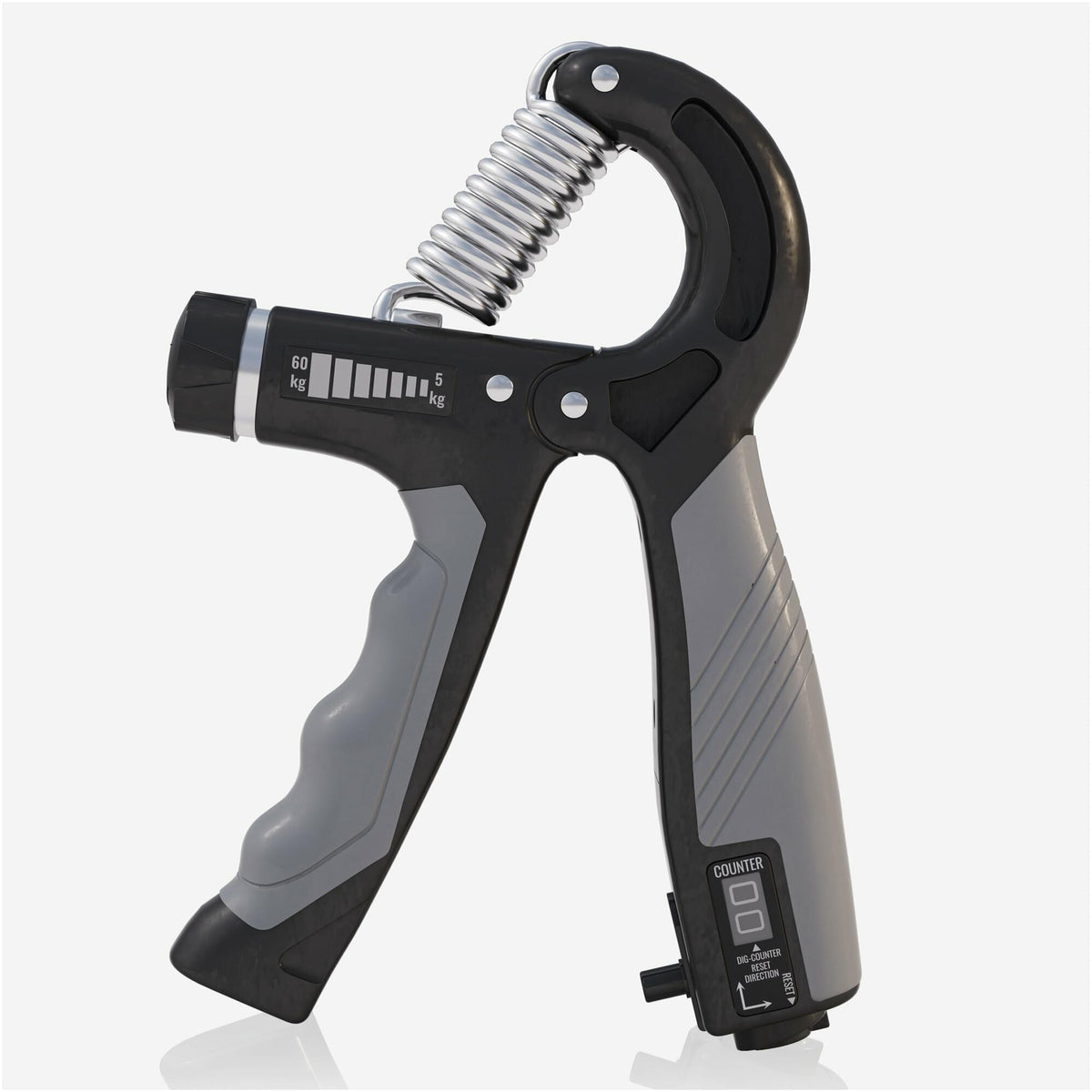 Hand Grip Fingerhantel verstellbar mit Zähler - Gorilla Sports Schweiz