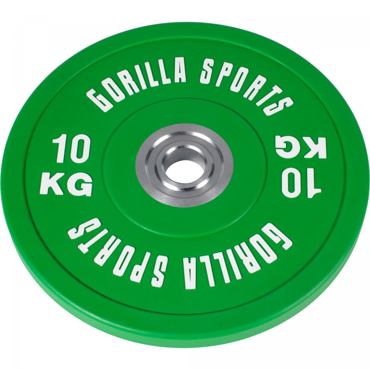 Olympia Bumper Plates Profi Langhantelset 140 kg - Gorilla Sports Schweiz