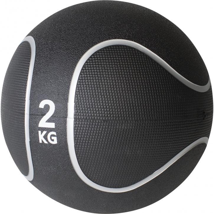 Medizinball Schwarz/Silber 1-10 KG - Gorilla Sports Schweiz