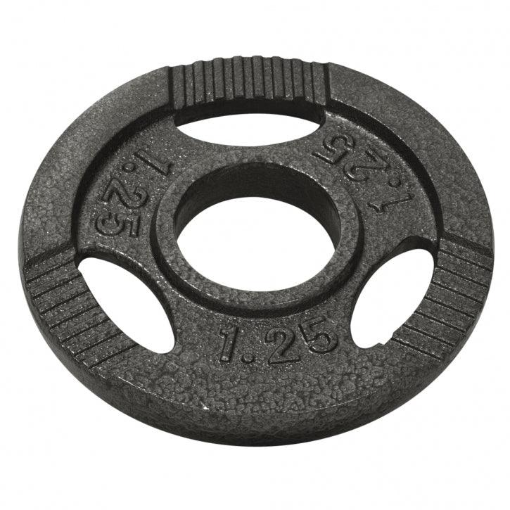 Hantelscheibe Guss Gripper 0.5-20 KG Silber - Gorilla Sports Schweiz