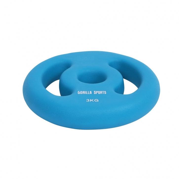 Hantelscheiben Set Neopren 1 - 5 KG - Gorilla Sports Schweiz