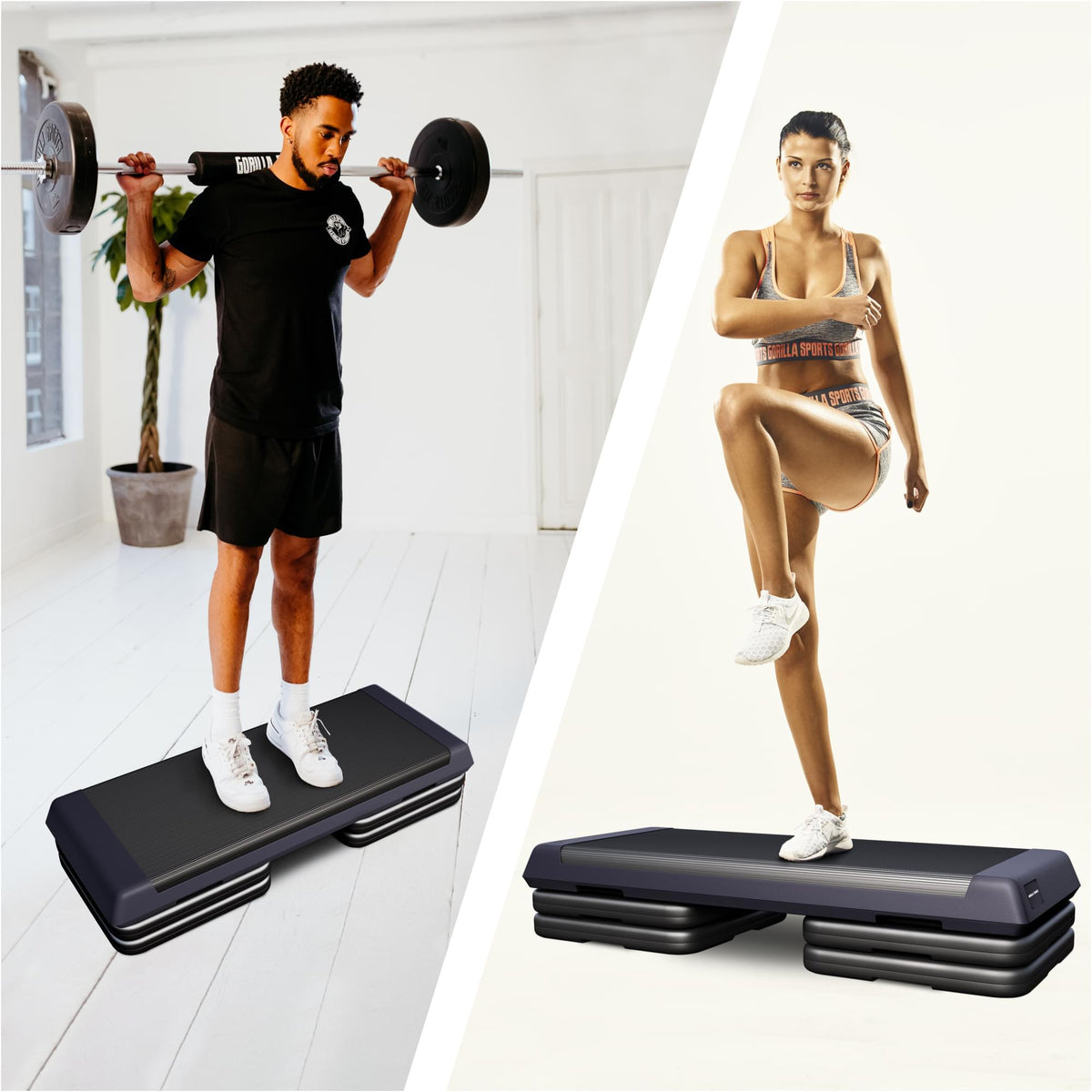 Stepper mit Gummimatte - Gorilla Sports Schweiz