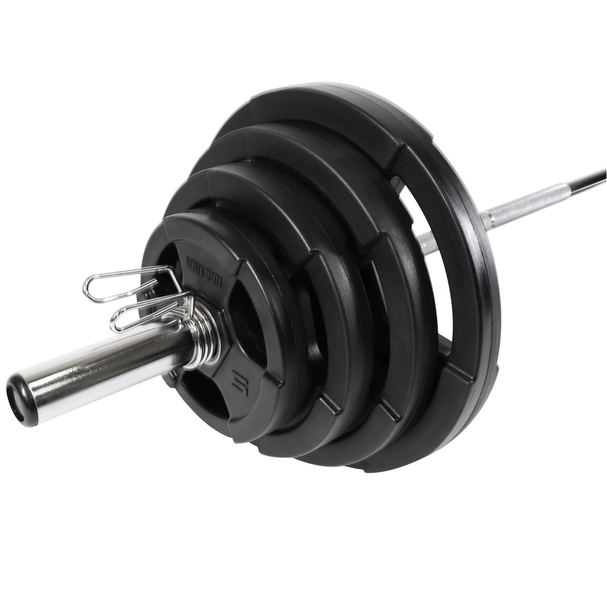 Olympia Langhantel Set Kunststoff Gripper 130 kg - Gorilla Sports Schweiz