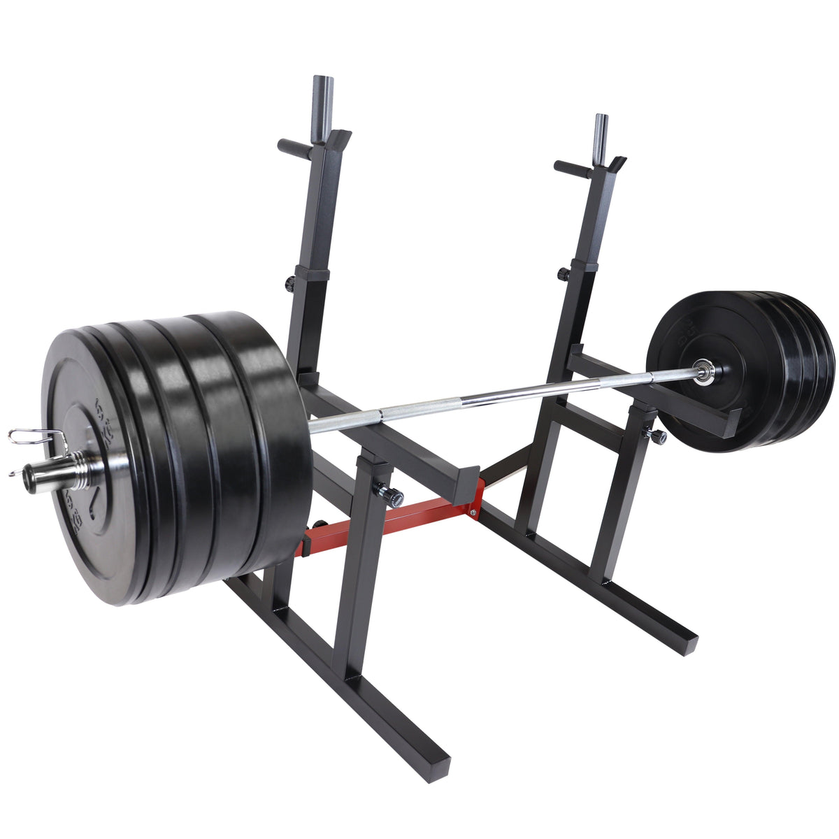 Multi Squat Rack inkl. 170 kg Olympia Bumper Plate Langhantelset - Gorilla Sports Schweiz
