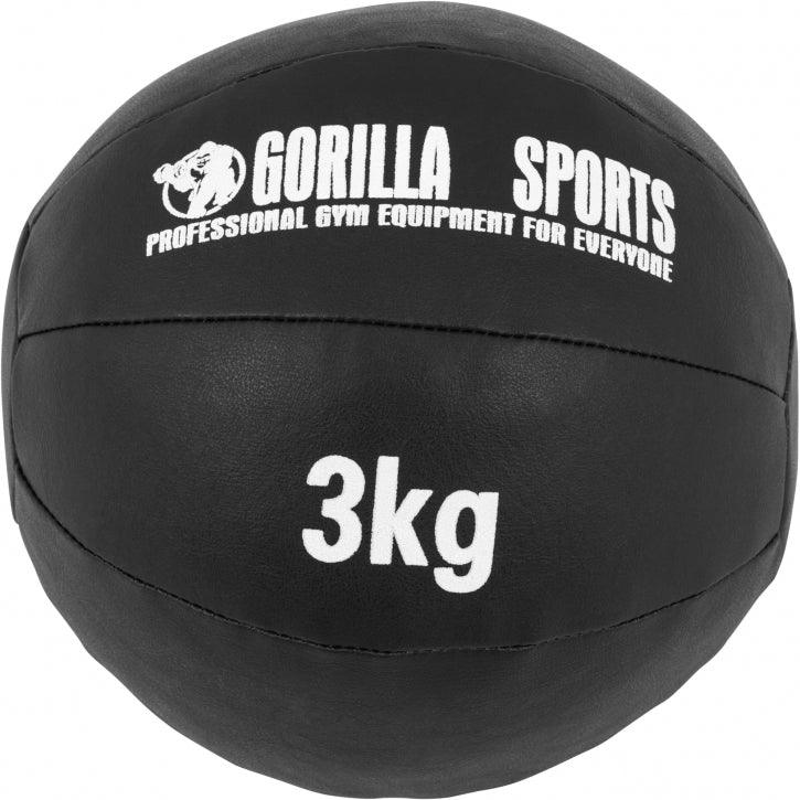 Kunstleder Medizinball 1-10 KG - Gorilla Sports - Gorilla Sports Schweiz
