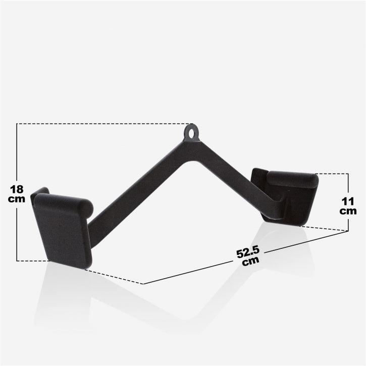 Latzug-/Rudergriff Gummi schwarz - Gorilla Sports Schweiz