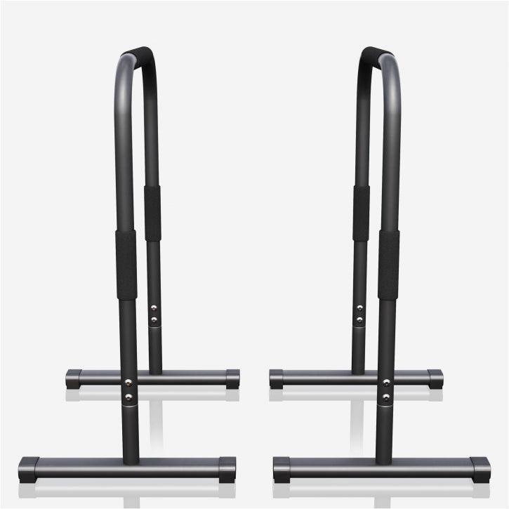 Push Up Stand Dip Barren Schwarz/Rot/Blau - Gorilla Sports Schweiz