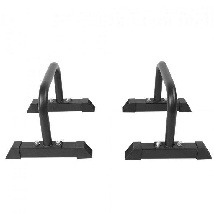 Push Up Parallettes Schwarz/Blau/Rot - Gorilla Sports Schweiz