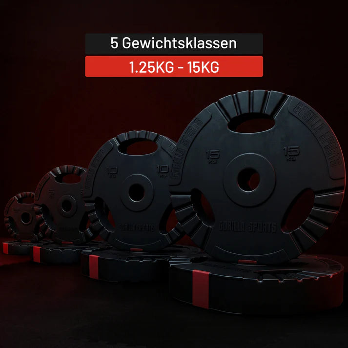 Hantelscheibe Kunststoff Gripper 50/51 mm 1.25-15 KG