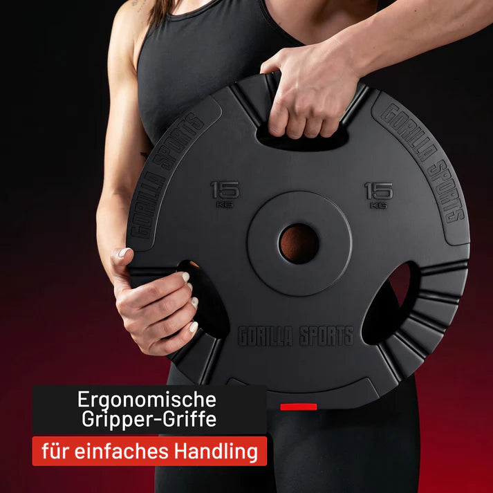Hantelscheibe Kunststoff Gripper 50/51 mm 1.25-15 KG