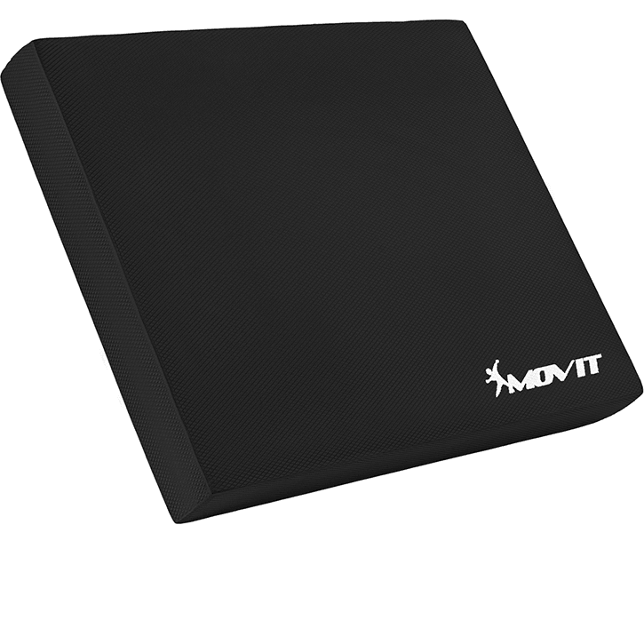 Coussin de siège MOVIT® Balance Pad de différentes couleurs avec bande d'exercice