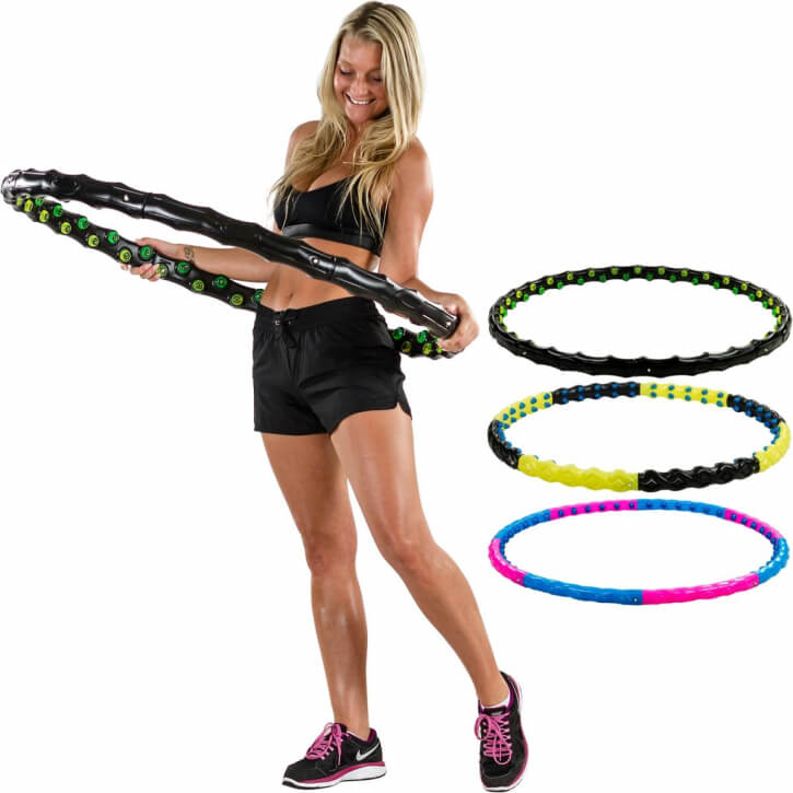 MOVIT Hip Hoop, Hula Hoop Reifen, 48 Magneten, Ø 103 cm - Gorilla Sports Schweiz