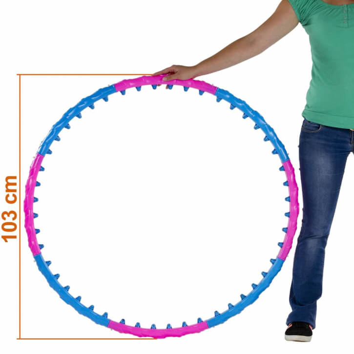 MOVIT Hip Hoop, Hula Hoop Reifen, 48 Magneten, Ø 103 cm - Gorilla Sports Schweiz